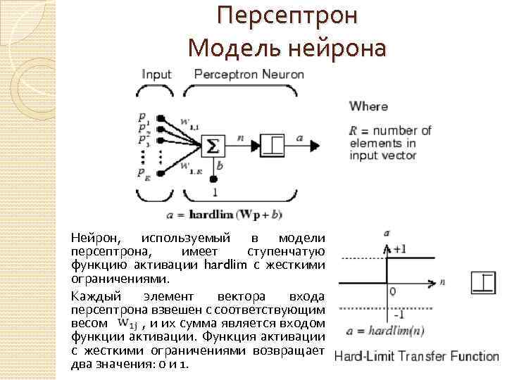 Многослойный персептрон презентация