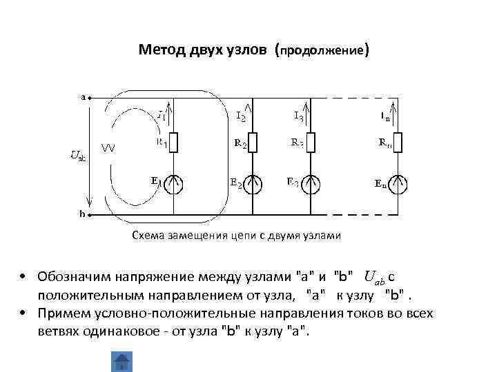 Схема замещения электрической цепи