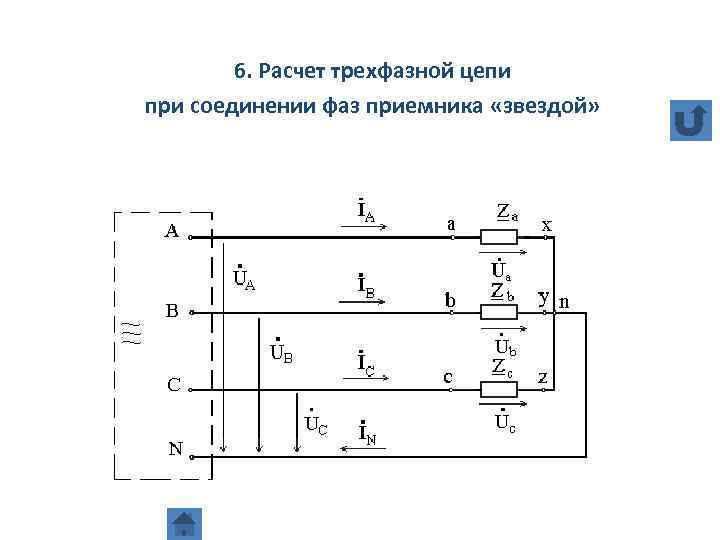 Схема расчетной цепи