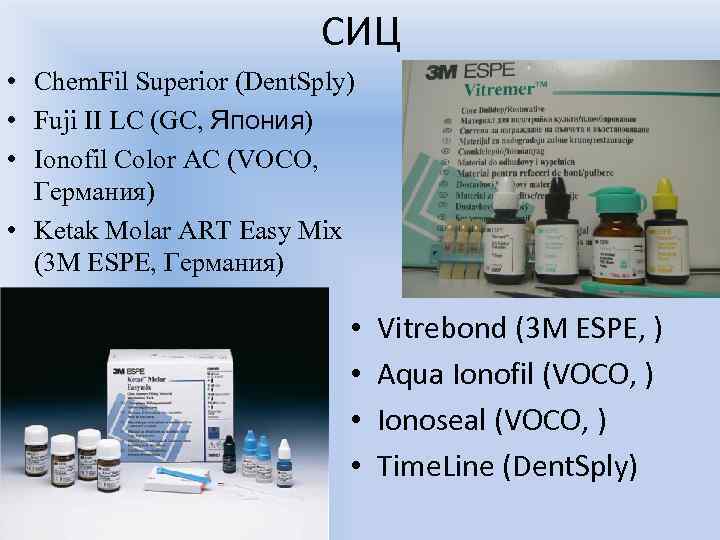Стеклоиономерные цементы в стоматологии презентация