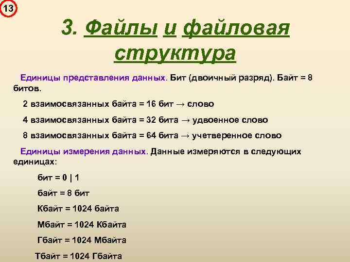 16 байт. Структура байта. Бит структура. Единицы данных. Единицы представления данных.