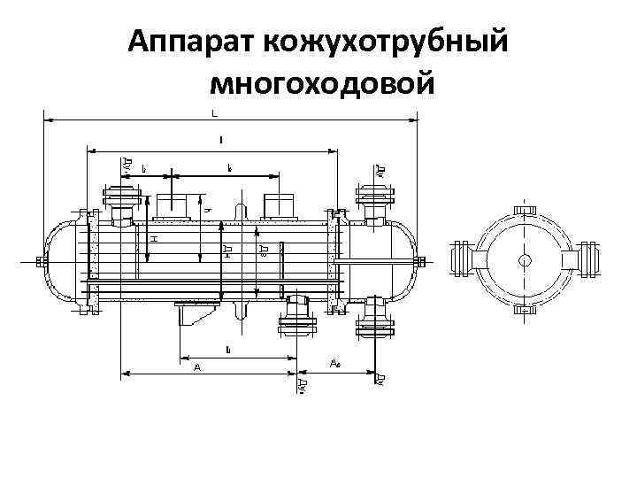 Двухходовой теплообменник кожухотрубный схема