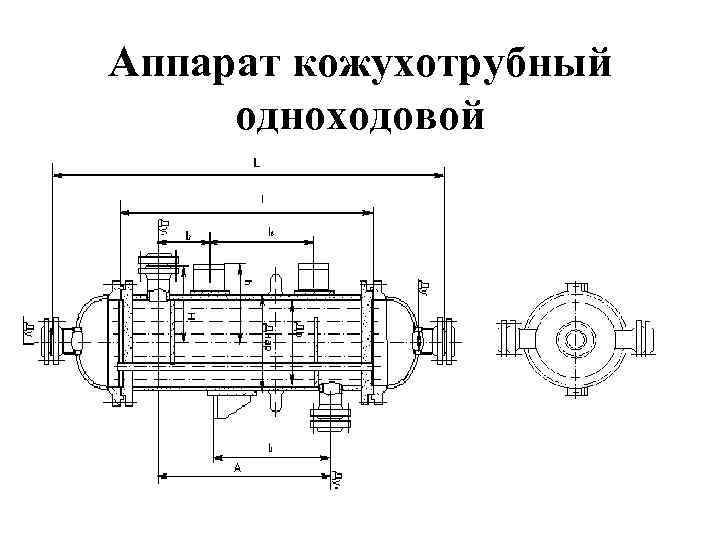 Теплообменник одноходовой кожухотрубчатый теплообменник чертеж