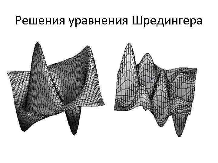 Решения уравнения Шредингера 