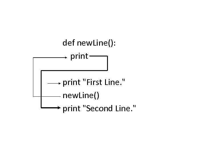 def new. Line(): print 