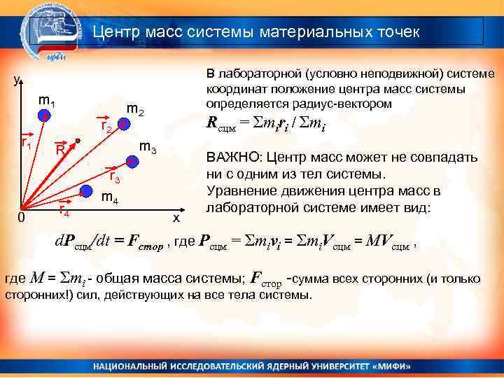 Радиус центра масс