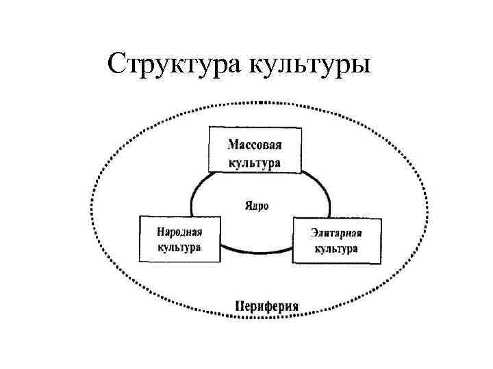 Структура культуры схема