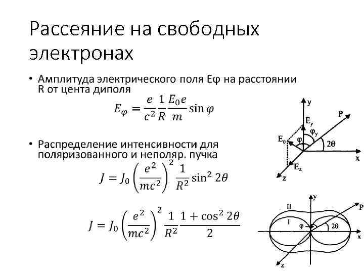 Рассеяние на свободных электронах • 