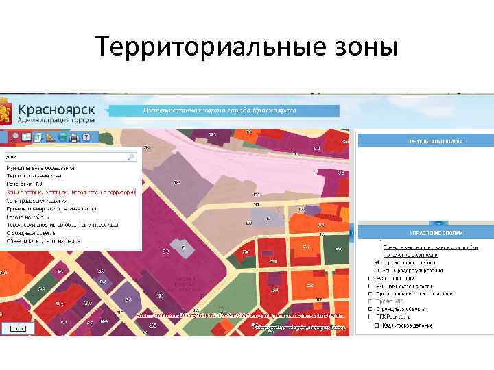 Территориальные зоны 