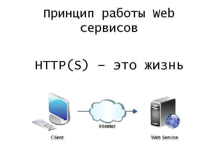 Принцип работы Web сервисов HTTP(S) – это жизнь 