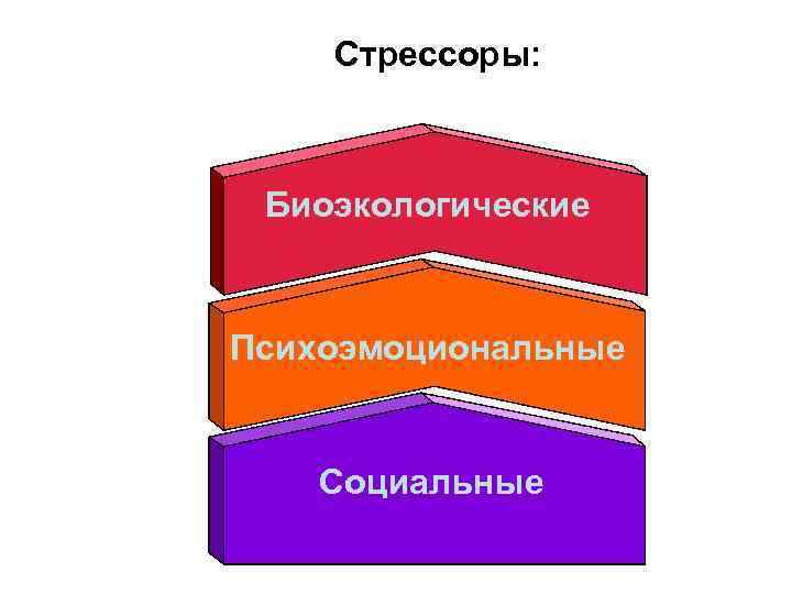 Стрессоры: Биоэкологические Психоэмоциональные Социальные 