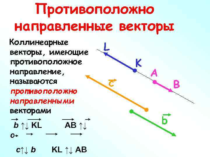 4 коллинеарных вектора