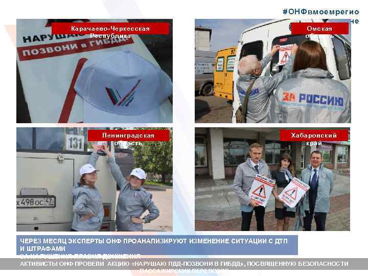 Карачаево-Черкесская Республика #ОНФвмоемрегио не Ленинградская область Омская область Хабаровский край ЧЕРЕЗ МЕСЯЦ ЭКСПЕРТЫ ОНФ