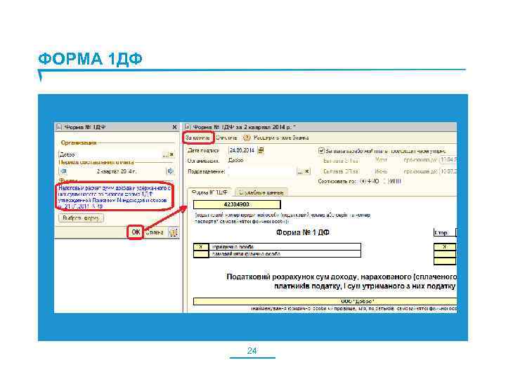 ФОРМА 1 ДФ 24 