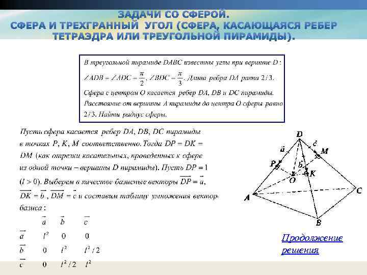 Продолжение решения 