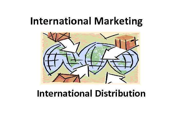 International Marketing International Distribution 