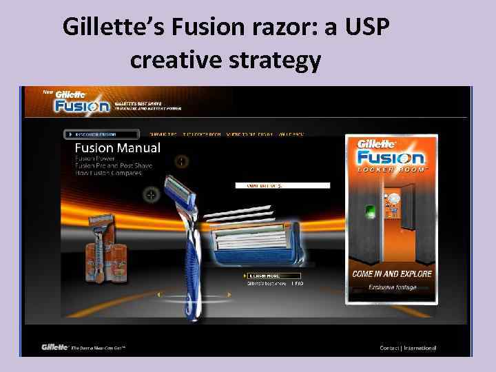 Gillette’s Fusion razor: a USP creative strategy 