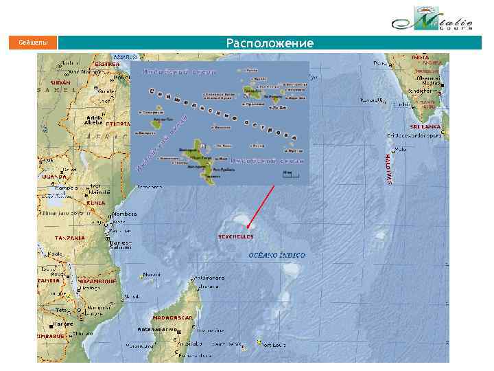 Сейшелы Расположение 