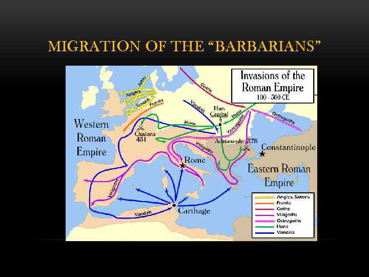 MIGRATION OF THE “BARBARIANS” 