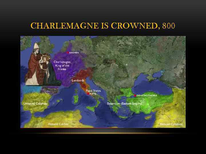 CHARLEMAGNE IS CROWNED, 800 