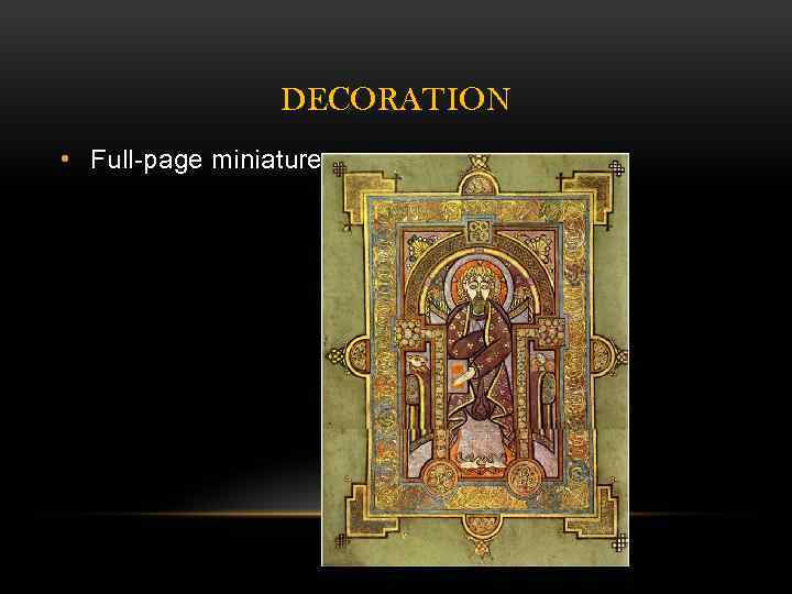 DECORATION • Full-page miniatures 