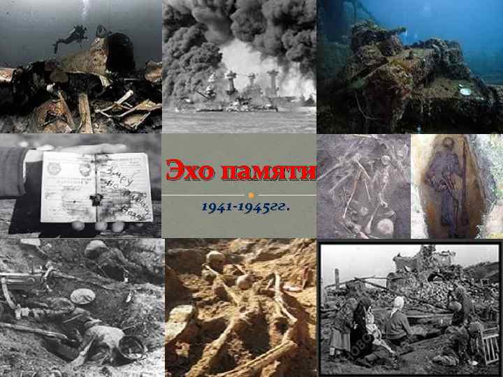 Эхо памяти 1941 -1945 гг. 