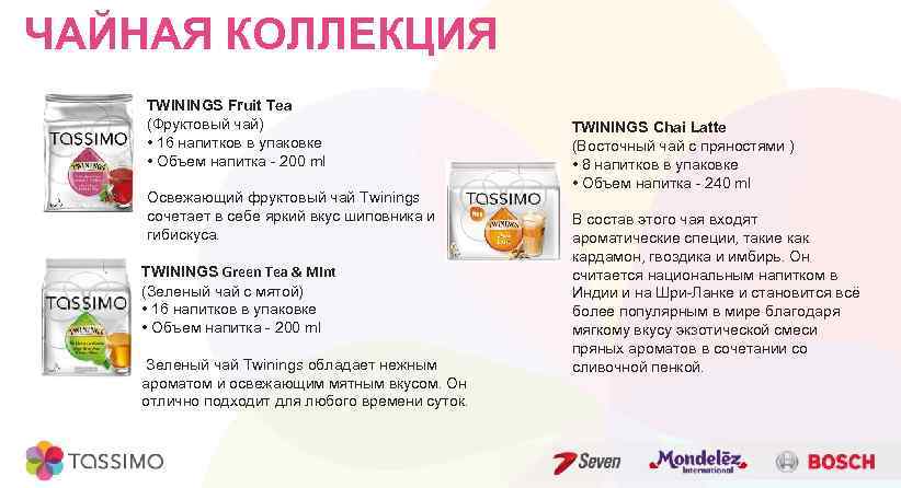 ЧАЙНАЯ КОЛЛЕКЦИЯ TWININGS Fruit Tea (Фруктовый чай) • 16 напитков в упаковке • Объем