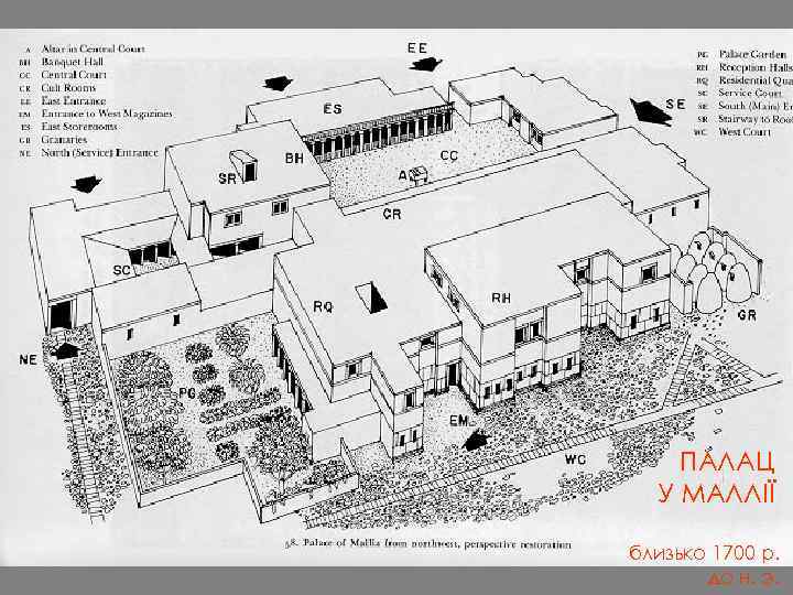 ПАЛАЦ У МАЛЛІЇ близько 1700 р. до н. э. 