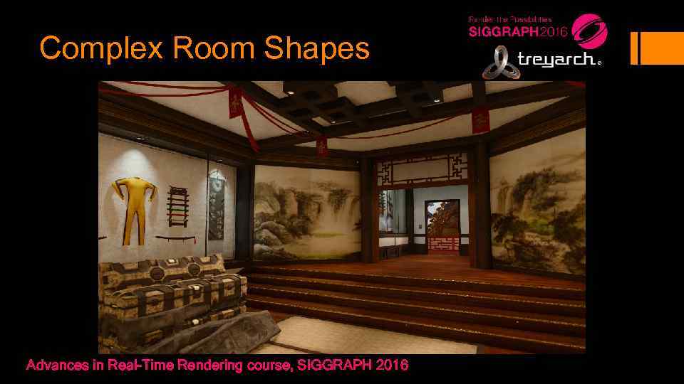 Complex Room Shapes Advances in Real-Time Rendering course, SIGGRAPH 2016 