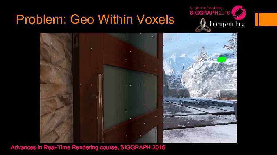 Problem: Geo Within Voxels Advances in Real-Time Rendering course, SIGGRAPH 2016 