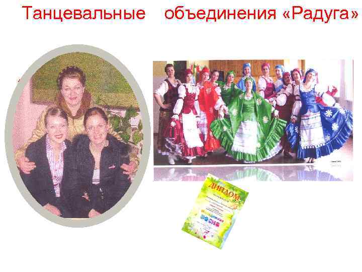 Танцевальные Студия вокала «Переменка» Вокальная группа «Хорошие девчата» объединения «Радуга» 