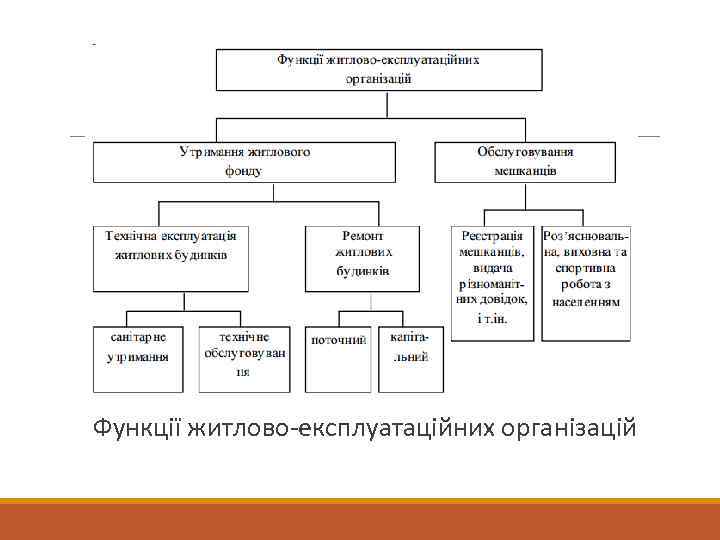 Функції житлово-експлуатаційних організацій 
