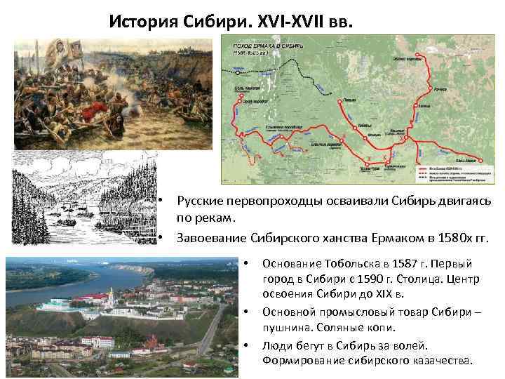 Освоение сибири 16 17 века презентация