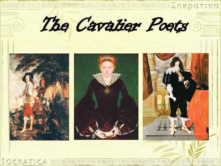 The Cavalier Poets 