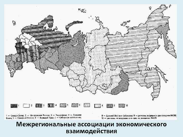 Межрегиональные ассоциации экономического взаимодействия 