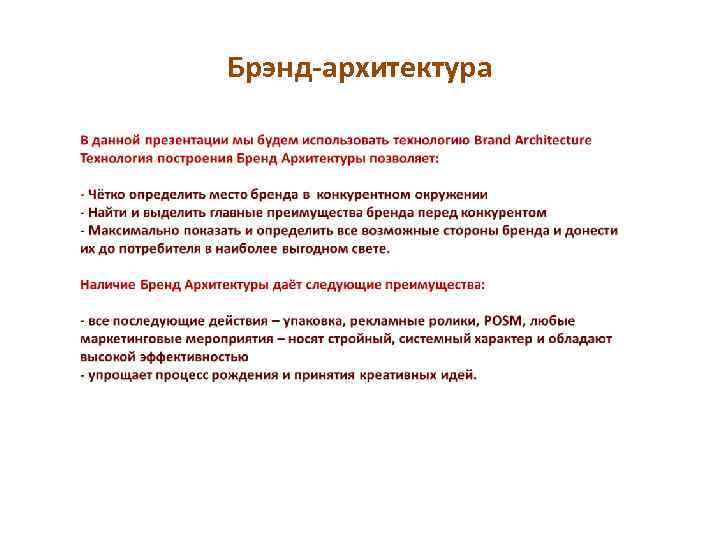 Брэнд-архитектура 