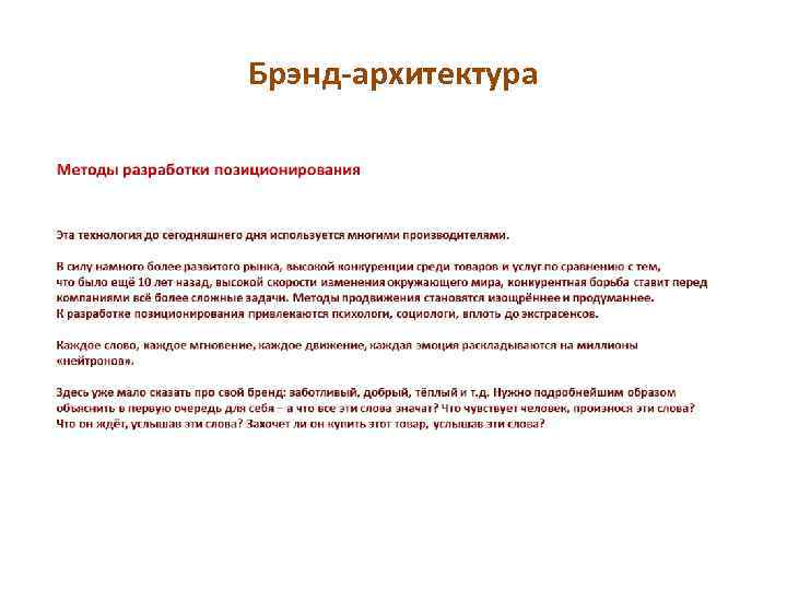 Брэнд-архитектура 