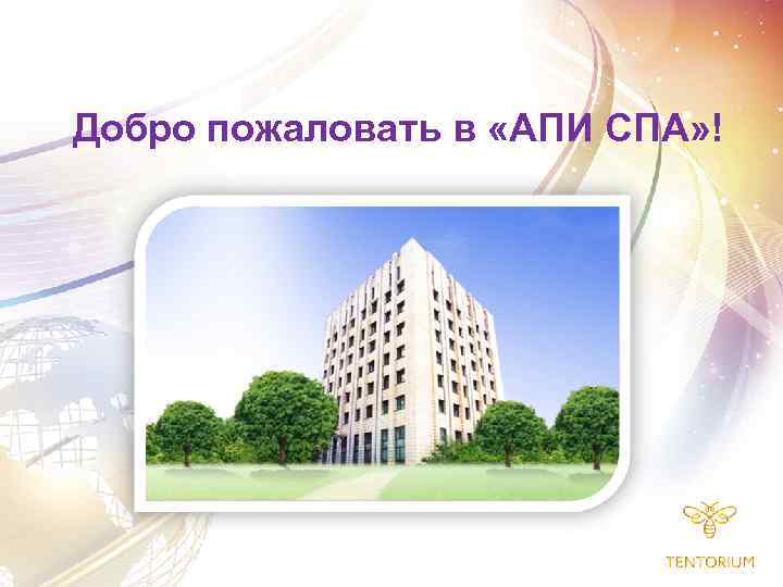 Добро пожаловать в «АПИ СПА» ! 