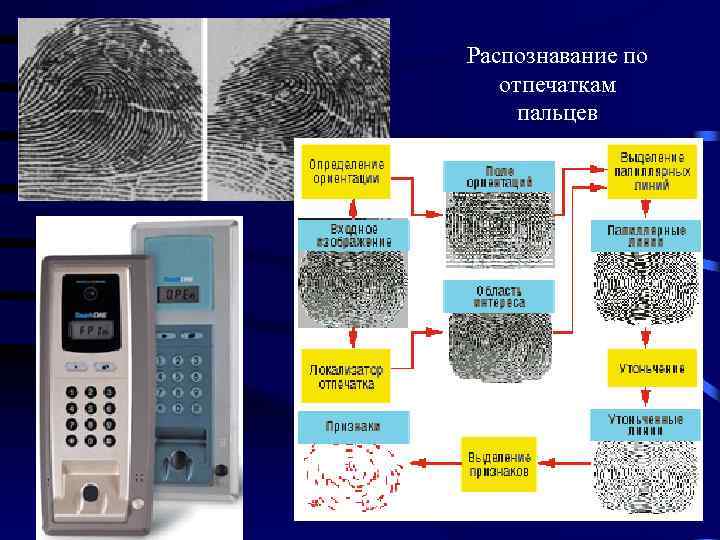 Распознавание по отпечаткам пальцев 