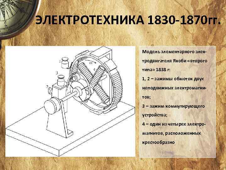 История создания электродвигателя презентация