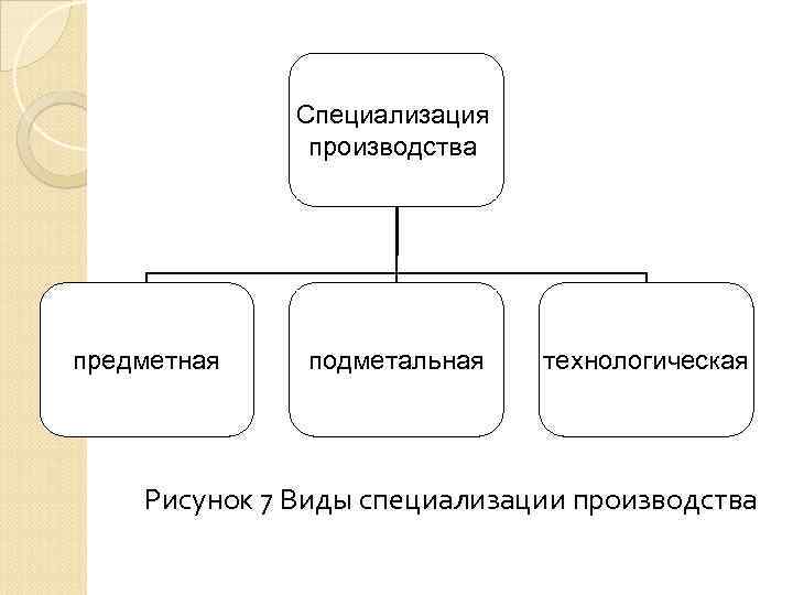 Предметный вид специализации