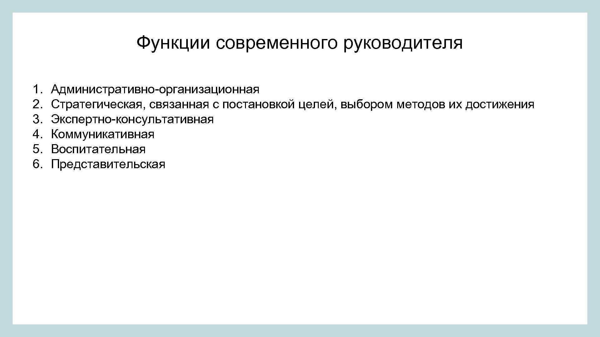 Руководство современной организацией