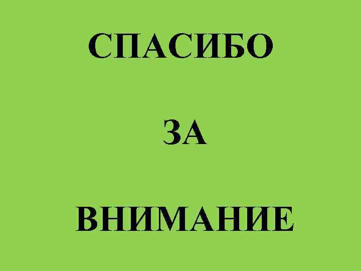СПАСИБО ЗА ВНИМАНИЕ 