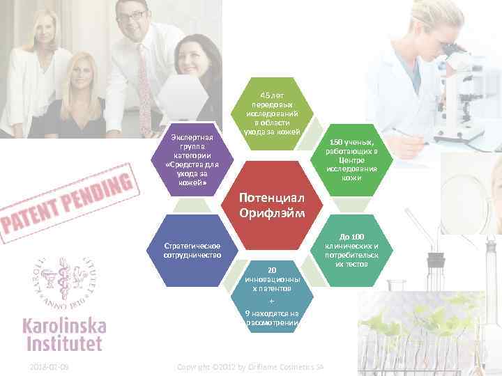 Экспертная группа категории «Средства для ухода за кожей» 45 лет передовых исследований в области