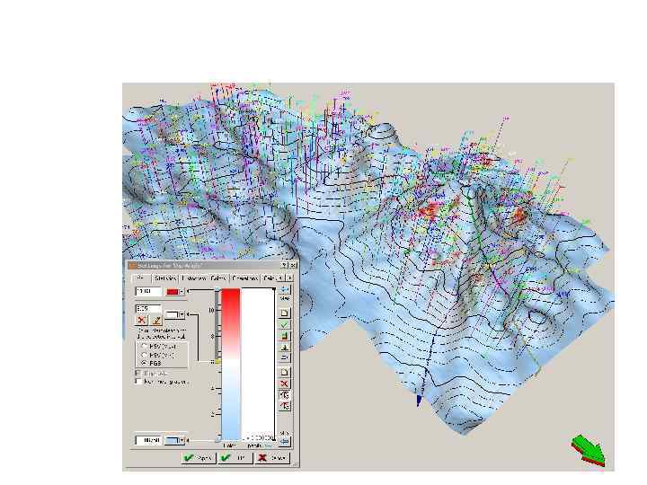 Углы падения пластов Мортымья-Тетеревская залежь 