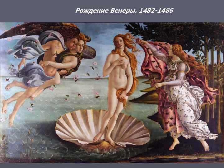 Рождение Венеры. 1482 -1486 