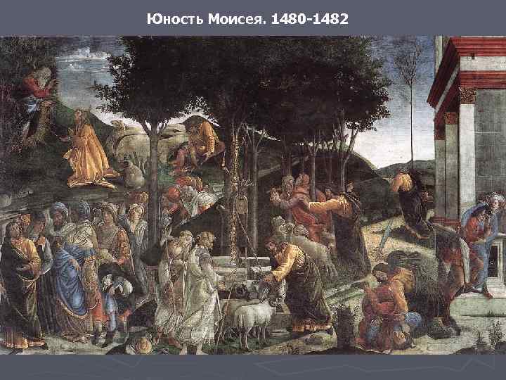 Юность Моисея. 1480 -1482 