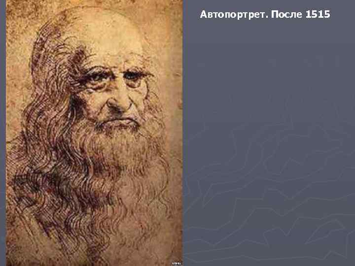 Автопортрет. После 1515 
