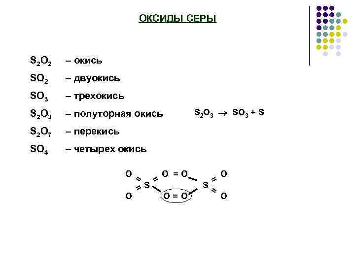 Хром сера формула