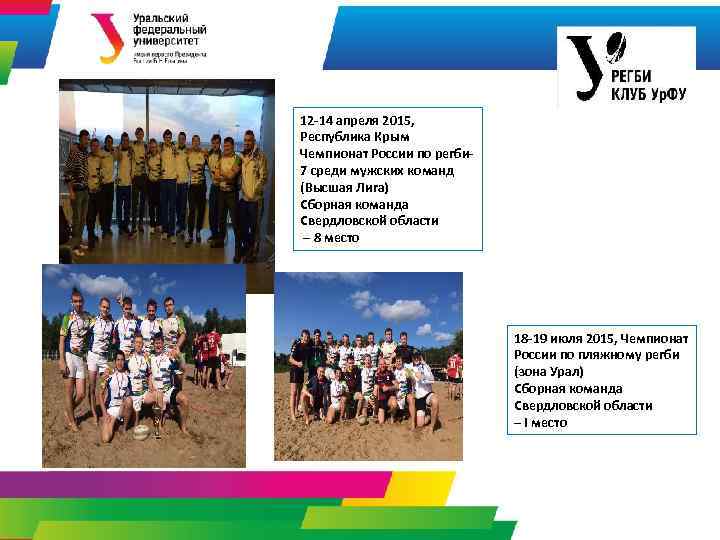 12 -14 апреля 2015, Республика Крым Чемпионат России по регби 7 среди мужских команд